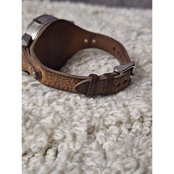 Fossil Original Boyfriend Chronograph Leather Watch Water Resistant NEED BATTERY - Picture 11 of 13